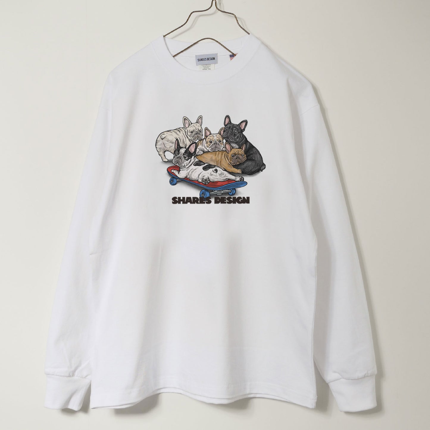 SKATER DOG LONG SLEEVE TEE / 長袖 T シャツ- 全 9 種