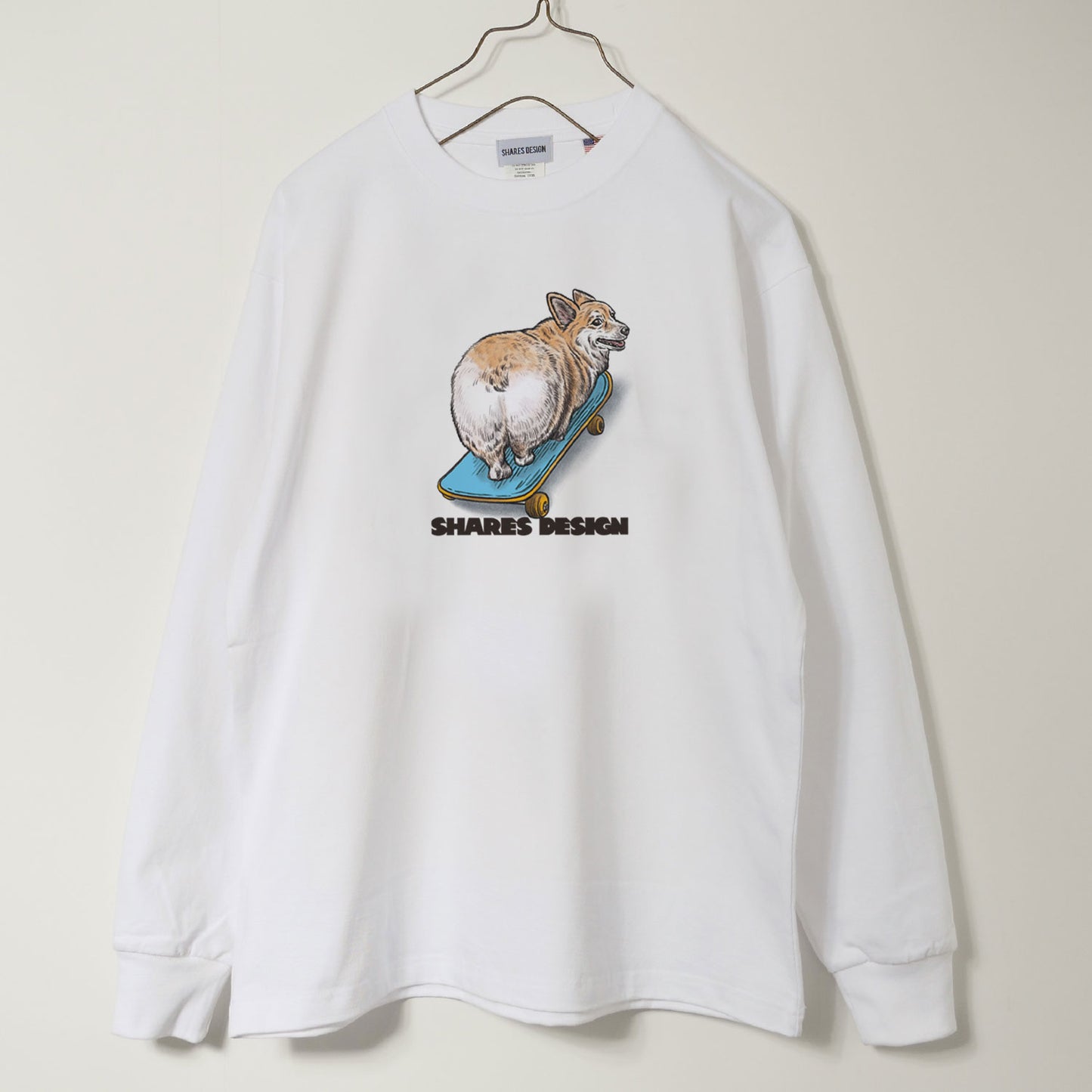 SKATER DOG LONG SLEEVE TEE / 長袖 T シャツ- 全 9 種