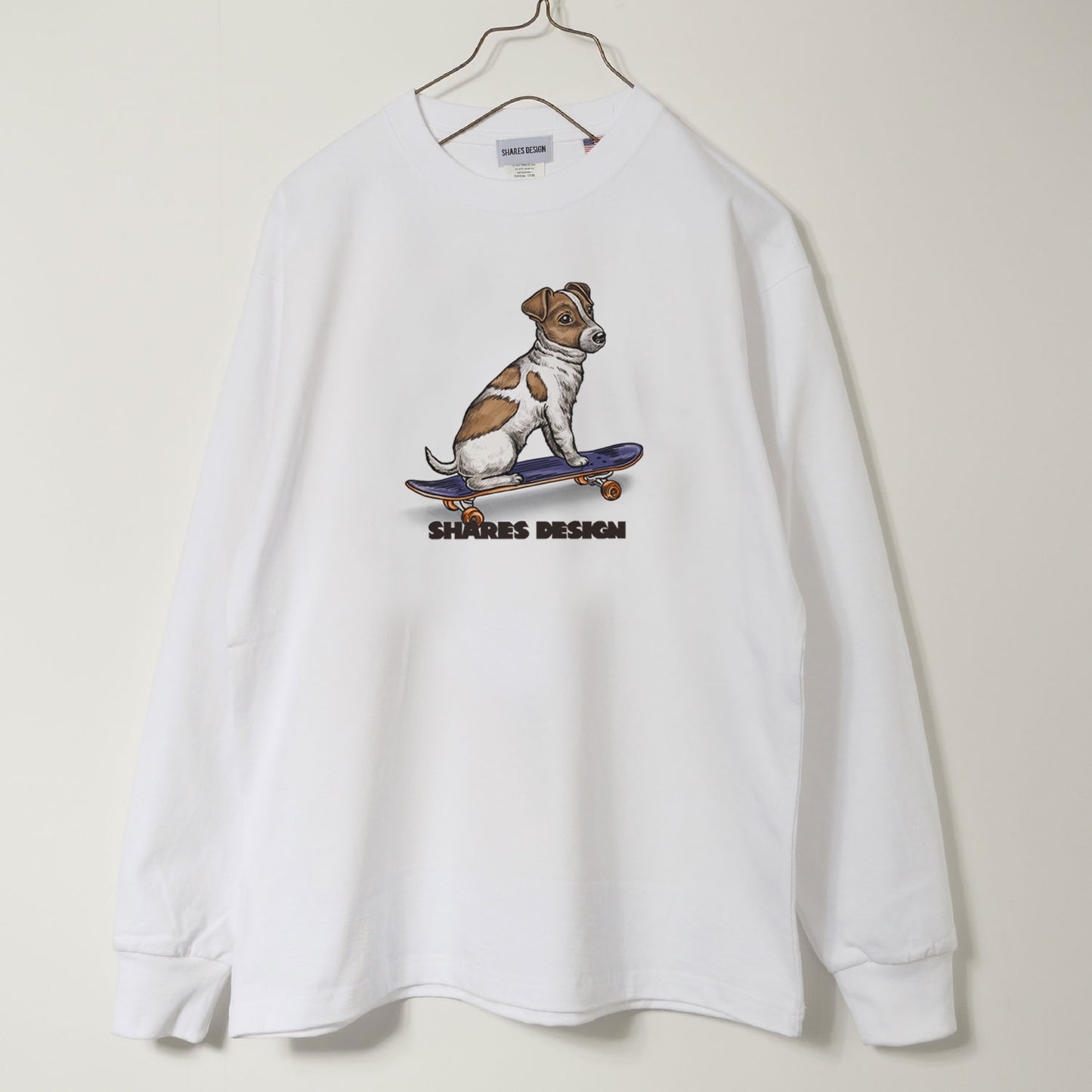 SKATER DOG LONG SLEEVE TEE / 長袖 T シャツ- 全 9 種