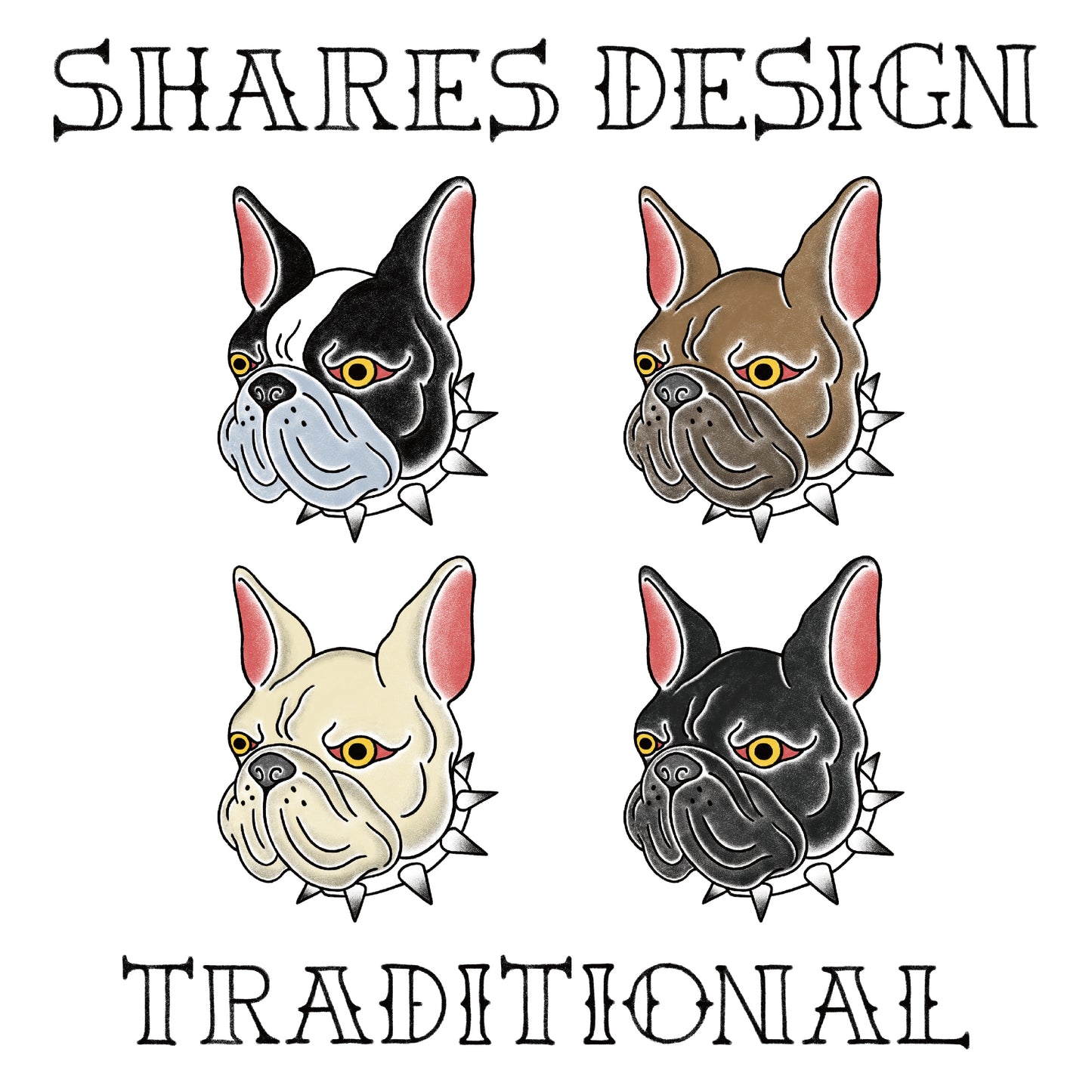 French Bulldog Traditional TEE/Tシャツ