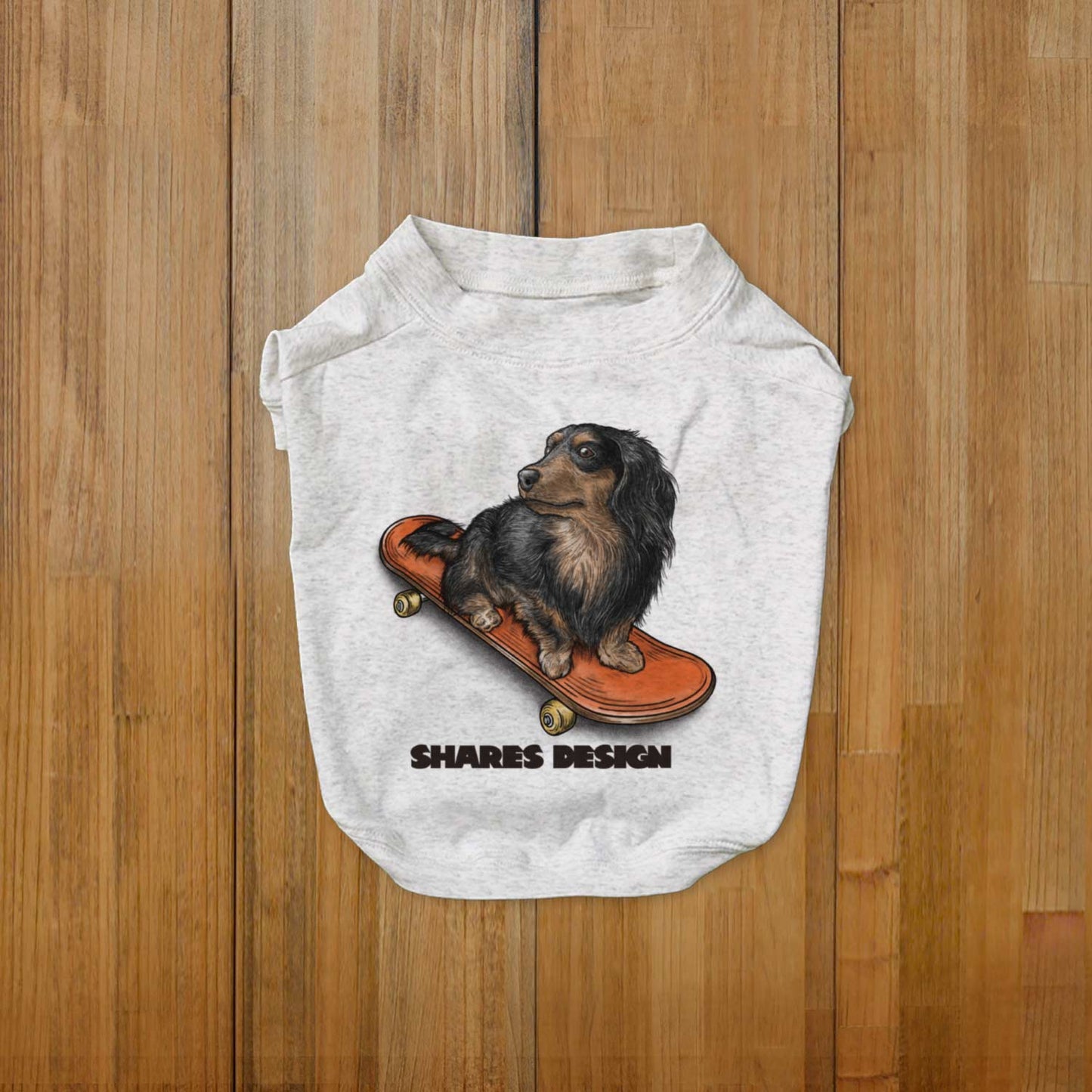 DOG SKATER- DOG TEE/犬用 T シャツ(フレブル/ダックスフンド/柴犬 全3種)