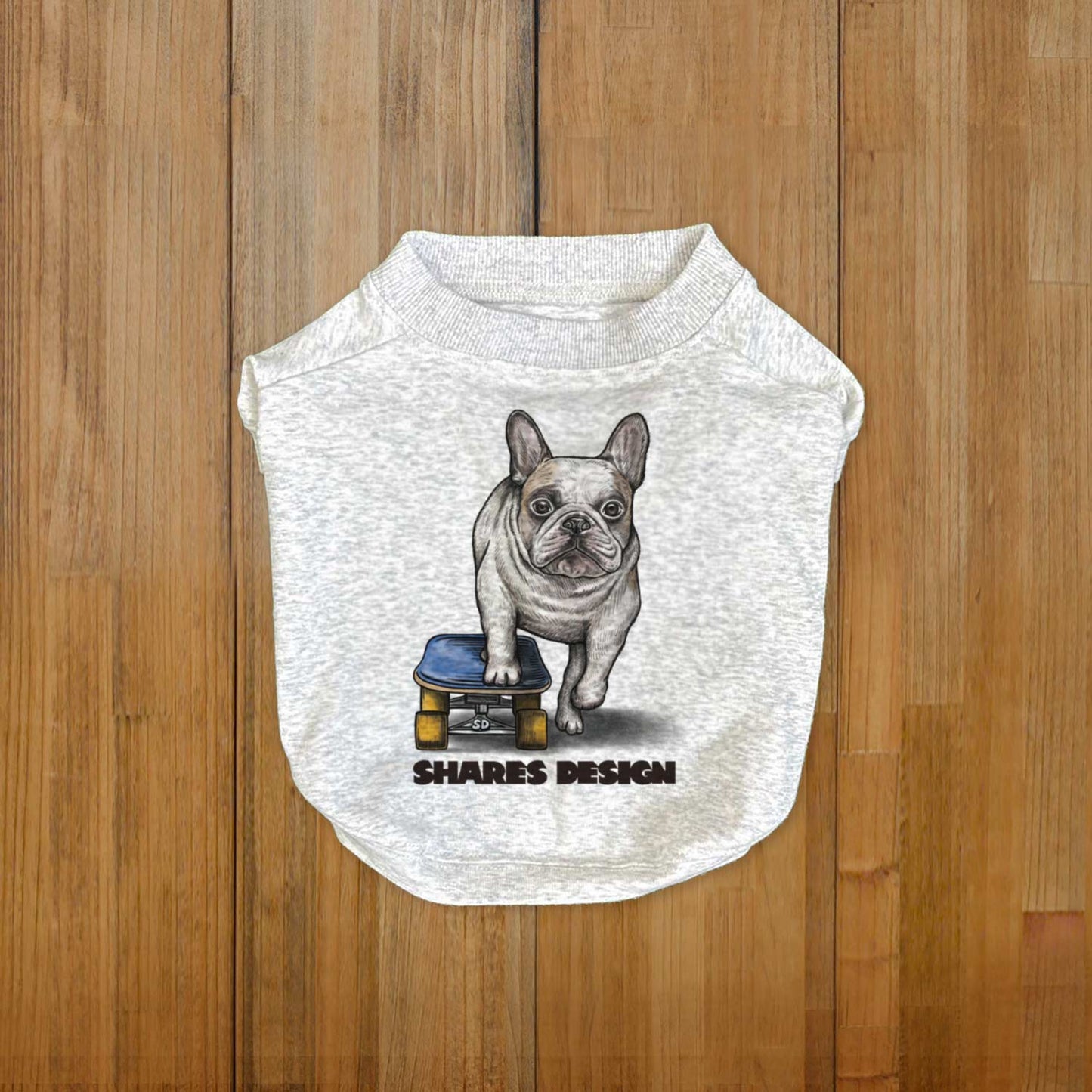 DOG SKATER- DOG TEE/犬用 T シャツ(フレブル/ダックスフンド/柴犬 全3種)