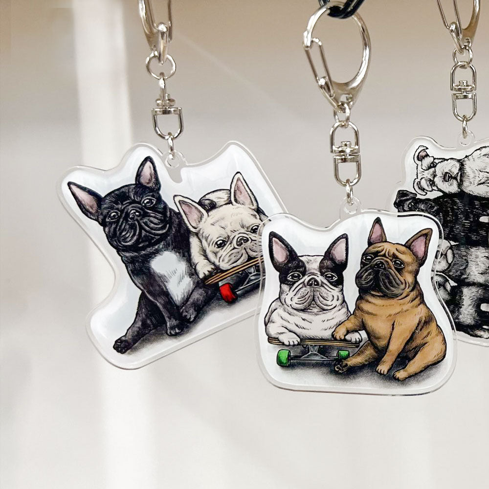 80s VINTAGE Golden Retriever & Labrador Retriever KeyHolder(送料無料)