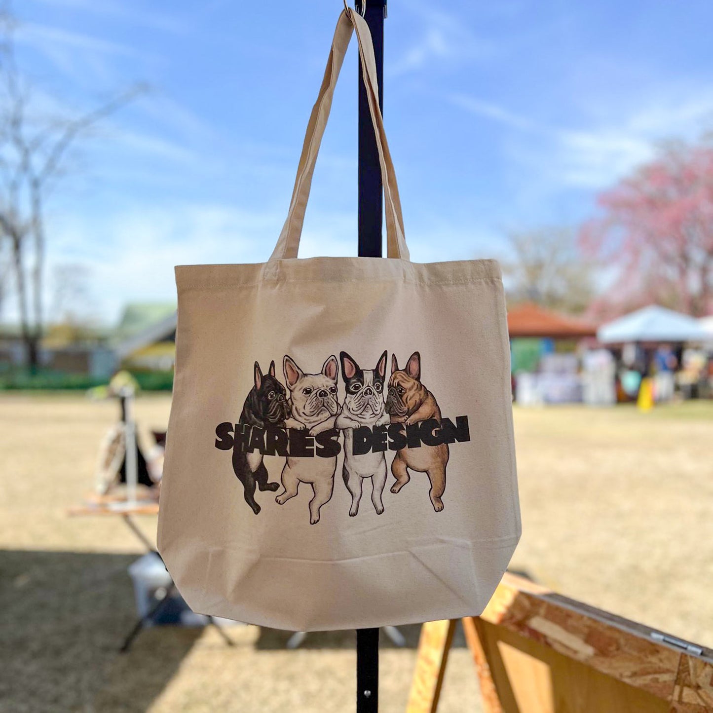 80sVINTAGE 4BUHI TOTE BAG/ トートバッグ(送料無料)