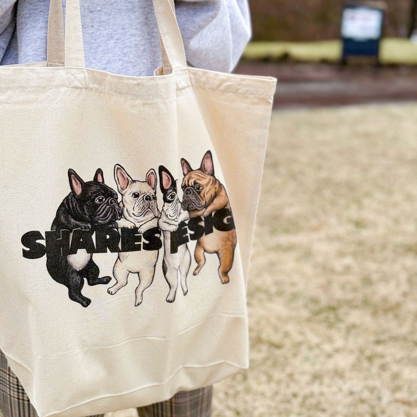 80sVINTAGE 4BUHI TOTE BAG/ トートバッグ(送料無料)