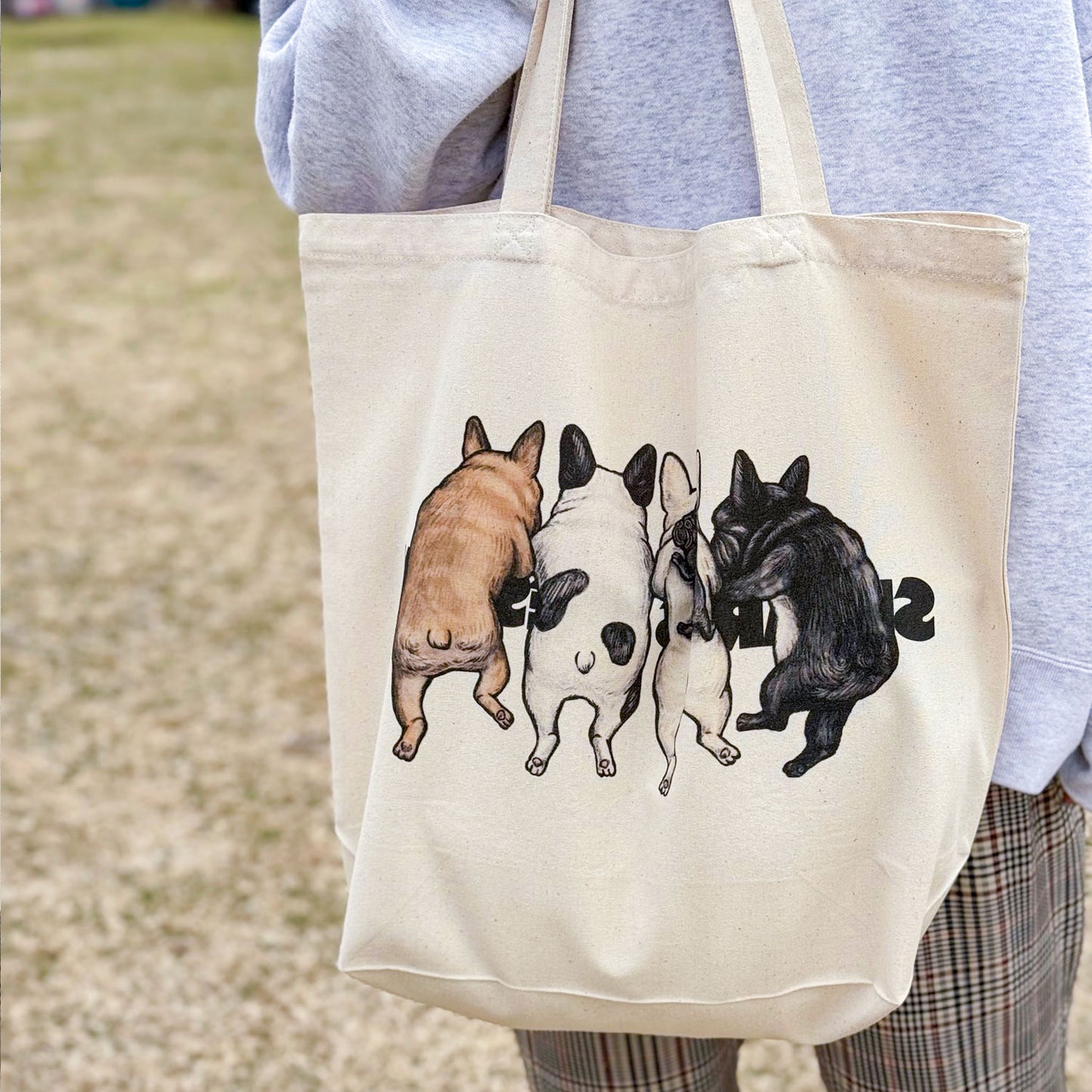 80sVINTAGE 4BUHI TOTE BAG/ トートバッグ(送料無料)