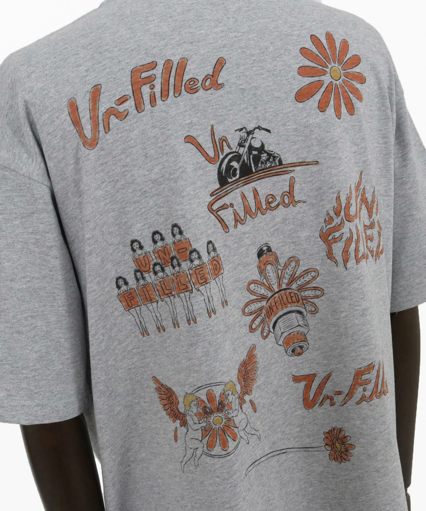 【un-filled(アンフィルド)】【予約販売5月下旬~6月上旬入荷】 U.F ROUGH SKETCH T-SHIRT Tシャツ