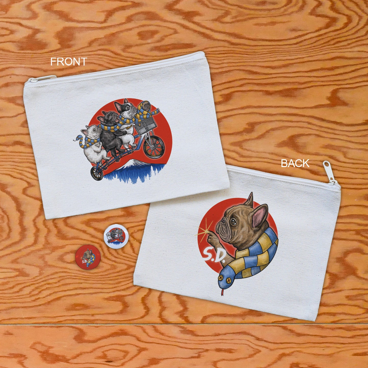 【期間限定!1/19まで予約】 2025 NEW YEAR POUCH BADGE SET/ ポーチ&缶バッジ 2 個SET