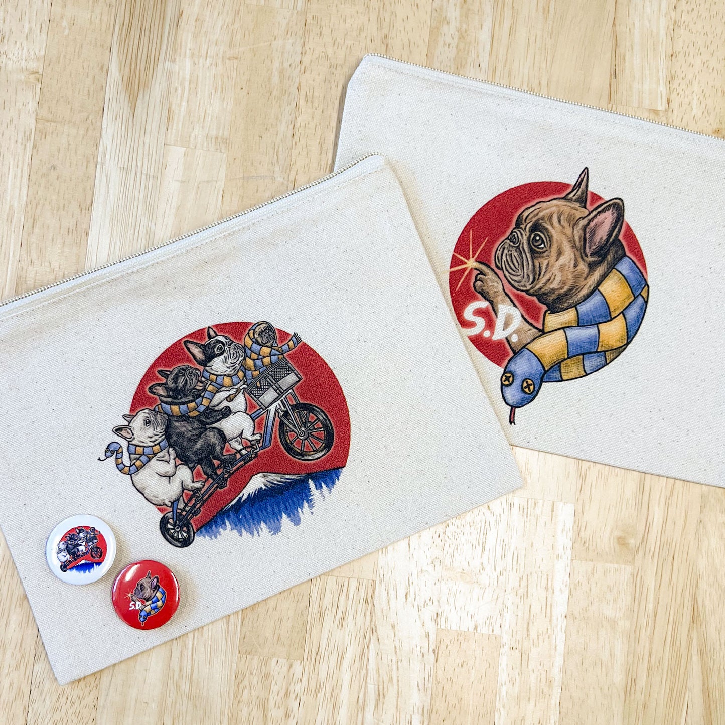 【期間限定!1/19まで予約】 2025 NEW YEAR POUCH BADGE SET/ ポーチ&缶バッジ 2 個SET