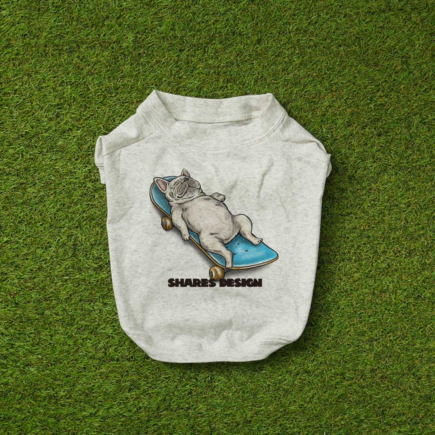 NAP TIME BUHI DOG TEE/FP size【Cream】