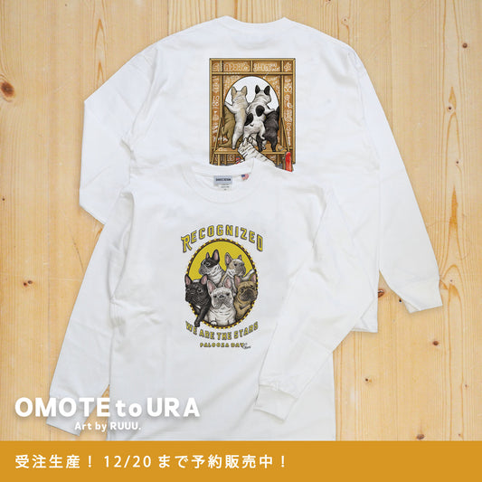 【受注生産!12/20まで予約】 “OMOTEtoURA” art by RUUU. LONG SLEEVE T-SHIRTS/ 長袖 T シャツ