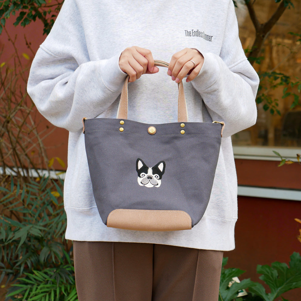 FB FACE EMB SHOULDER 2WAY BAG 【Pied】