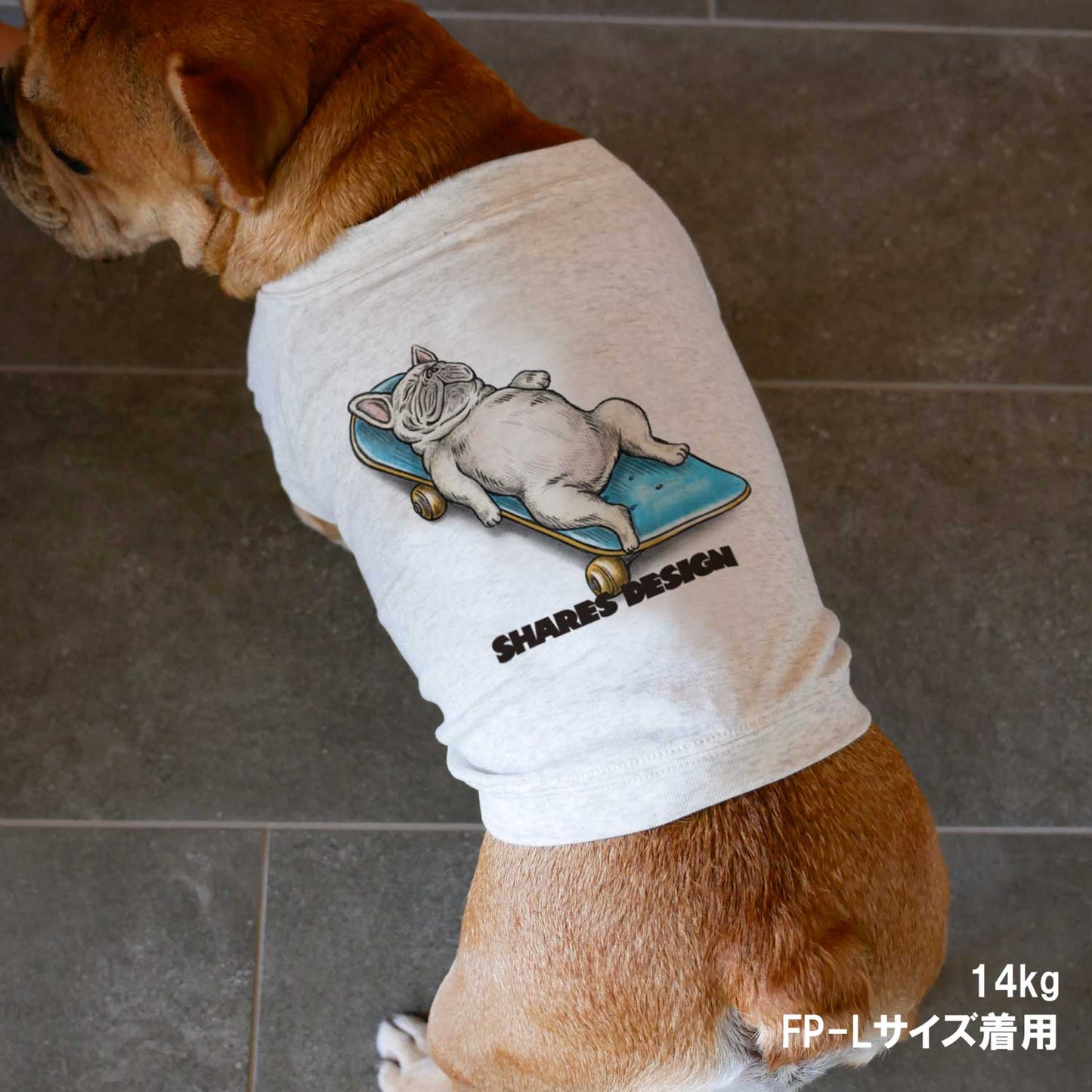 NAP TIME BUHI DOG TEE/FP size【Cream】