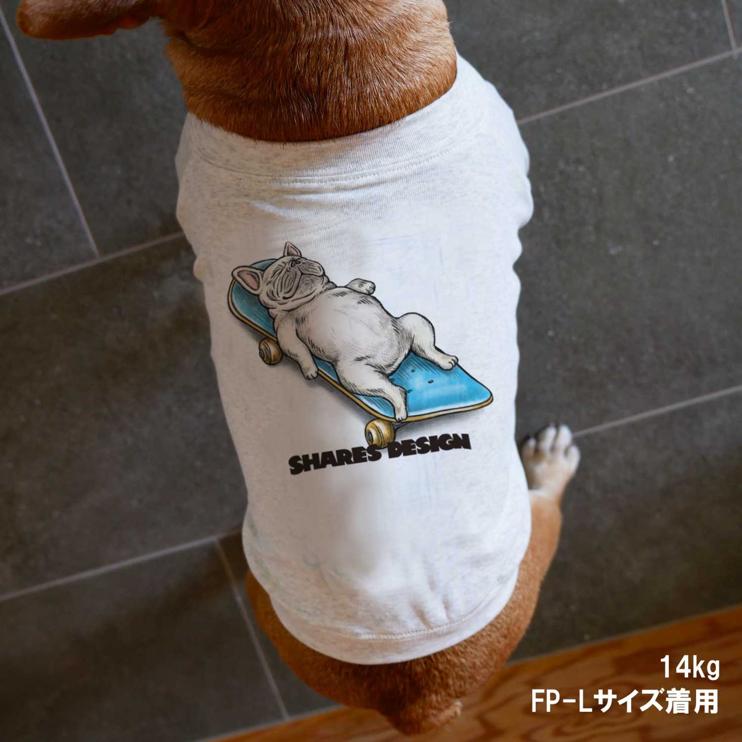 NAP TIME BUHI DOG TEE/FP size【Cream】