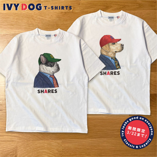 【期間限定！ 3/22 まで販売中】 〈 IVY DOG〉 T-SHIRTS / 半袖 T シャツ