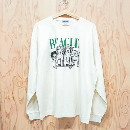 80s VINTAGE DOG  / 長袖Tシャツ【数量限定キーホルダー付き】