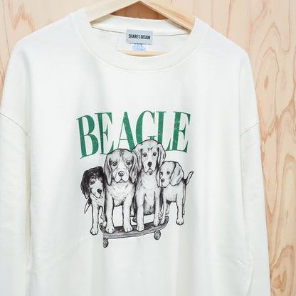 80s VINTAGE DOG  / 長袖Tシャツ【数量限定キーホルダー付き】