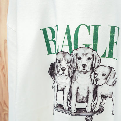 80s VINTAGE DOG  / 長袖Tシャツ【数量限定キーホルダー付き】