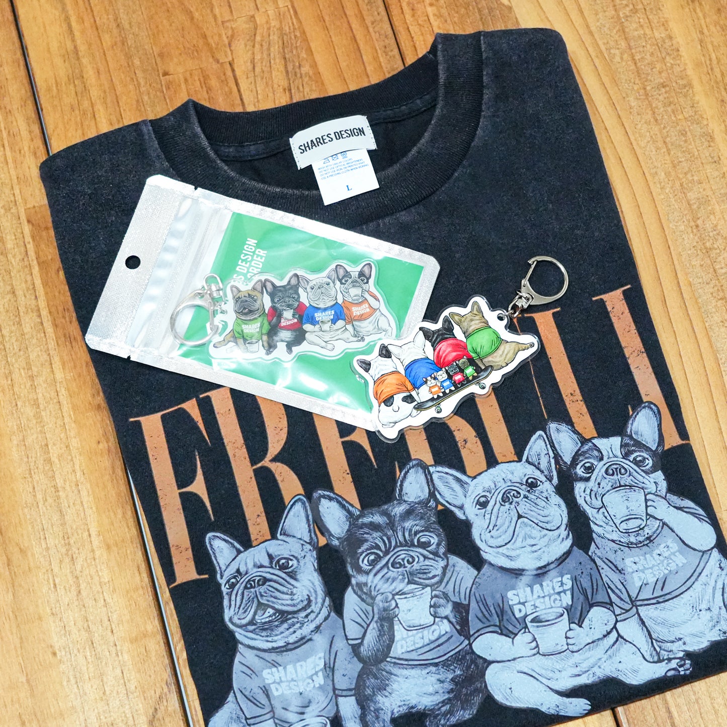 80s VINTAGE DOG  / 長袖Tシャツ【数量限定キーホルダー付き】