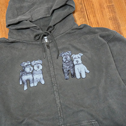 80s VINTAGE DOG  / ZIPパーカー【数量限定キーホルダー付き】