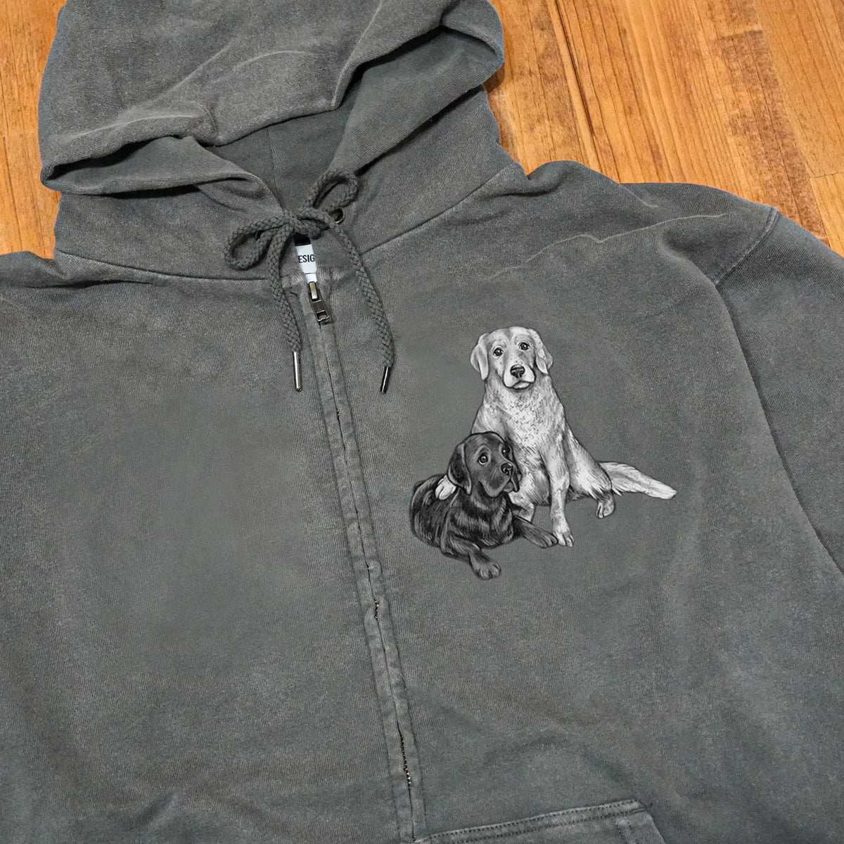 80s VINTAGE DOG  / ZIPパーカー【数量限定キーホルダー付き】
