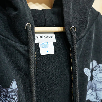 80s VINTAGE DOG  / ZIPパーカー【数量限定キーホルダー付き】