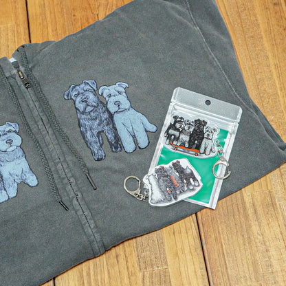 80s VINTAGE DOG  / ZIPパーカー【数量限定キーホルダー付き】