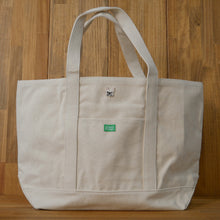 画像をギャラリービューアに読み込む, FB FACE 1P EMB 1DAY BIG TOTE BAG【ナチュラル】
