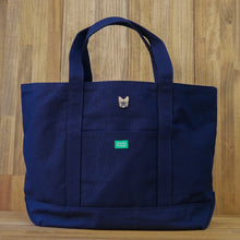 画像をギャラリービューアに読み込む, FB FACE 1P EMB 1DAY BIG TOTE BAG【ネイビー】
