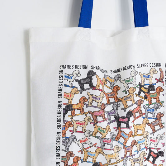 トイプー ALL OVER FLAT TOTE BAG/ 総柄-トート（送料無料）