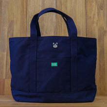 画像をギャラリービューアに読み込む, FB FACE 1P EMB 1DAY BIG TOTE BAG【ネイビー】
