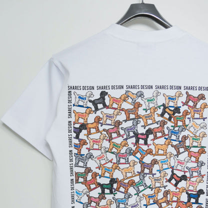 トイプー ALL OVER  TEE/ 総柄-半袖Tシャツ