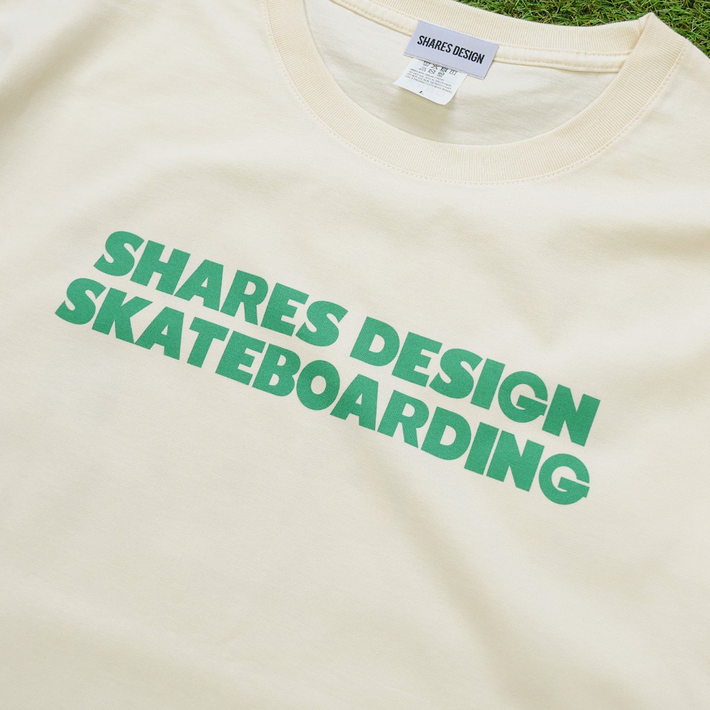 【受注生産！予約7/18まで！】SHARES DESIGN SKATEBOARDING T-SHIRTS  [LOCAL CREW] / 半袖 T シャツ