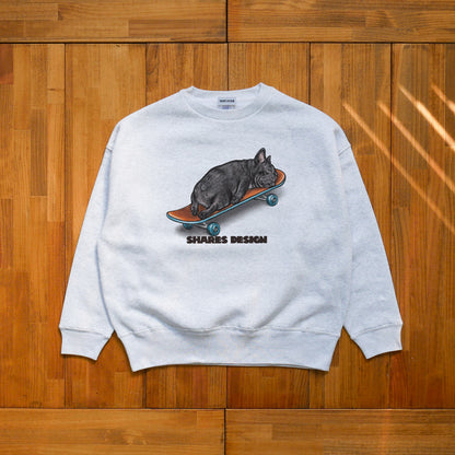 【1月中旬頃～お届け】NAP TIME BUHI   BIG CREW SWEAT / ビッグスウェット