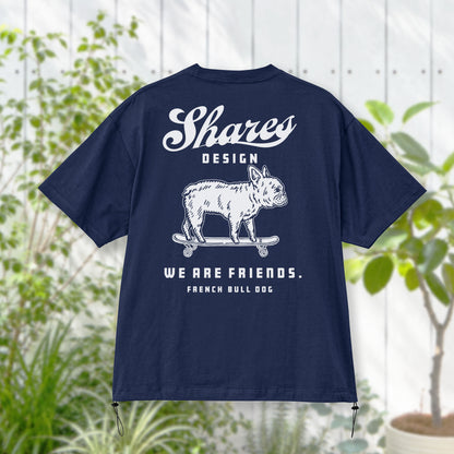〈DOG FRIENDS〉French Bulldog /ドローコードTシャツ