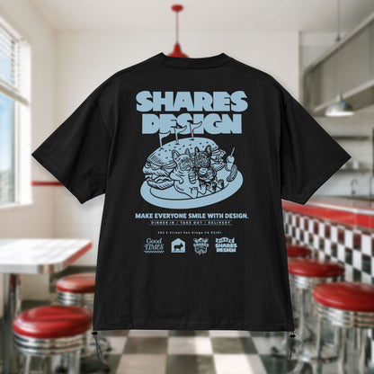 〈SHARES DINER〉DINER /ドローコードTシャツ