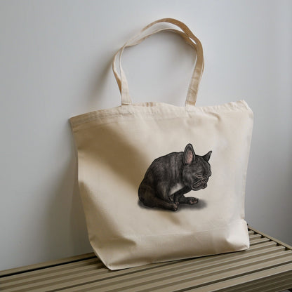 【受注生産！5/18まで予約】“MONOKURO NAP TIME” art by RUUU.  TOTE BAG/トートバッグ（送料無料）