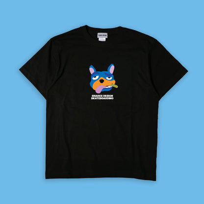 【期間限定！ 8/31 まで販売中】 SHARESDESIGN SKATEBOARDING Liberty dog city T-SHIRT / 半袖 T シャツ
