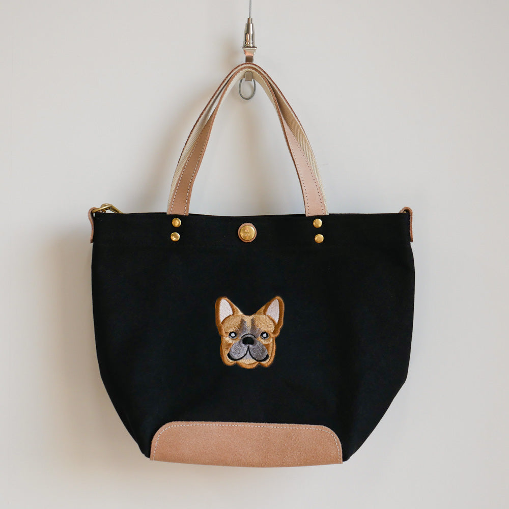 FB FACE EMB SHOULDER 2WAY BAG 【Fawn】