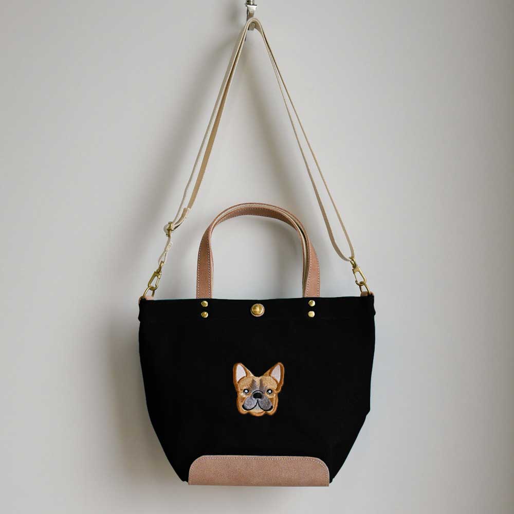 FB FACE EMB SHOULDER 2WAY BAG 【Fawn】