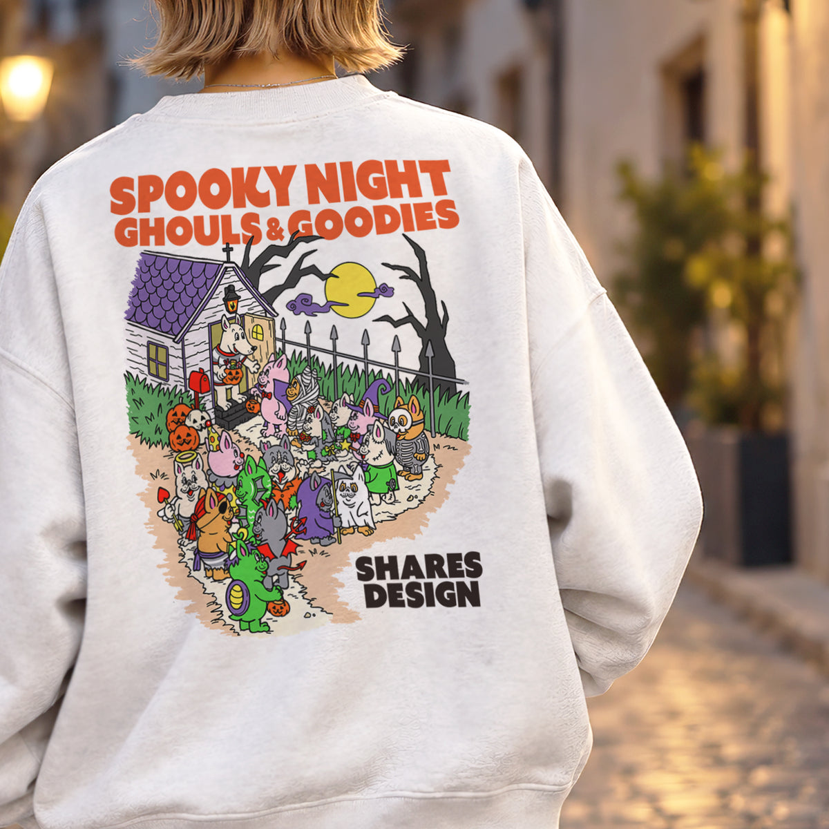 【期間限定！10/22まで】  〈SPOOKY NIGHT〉スウェットトレーナー