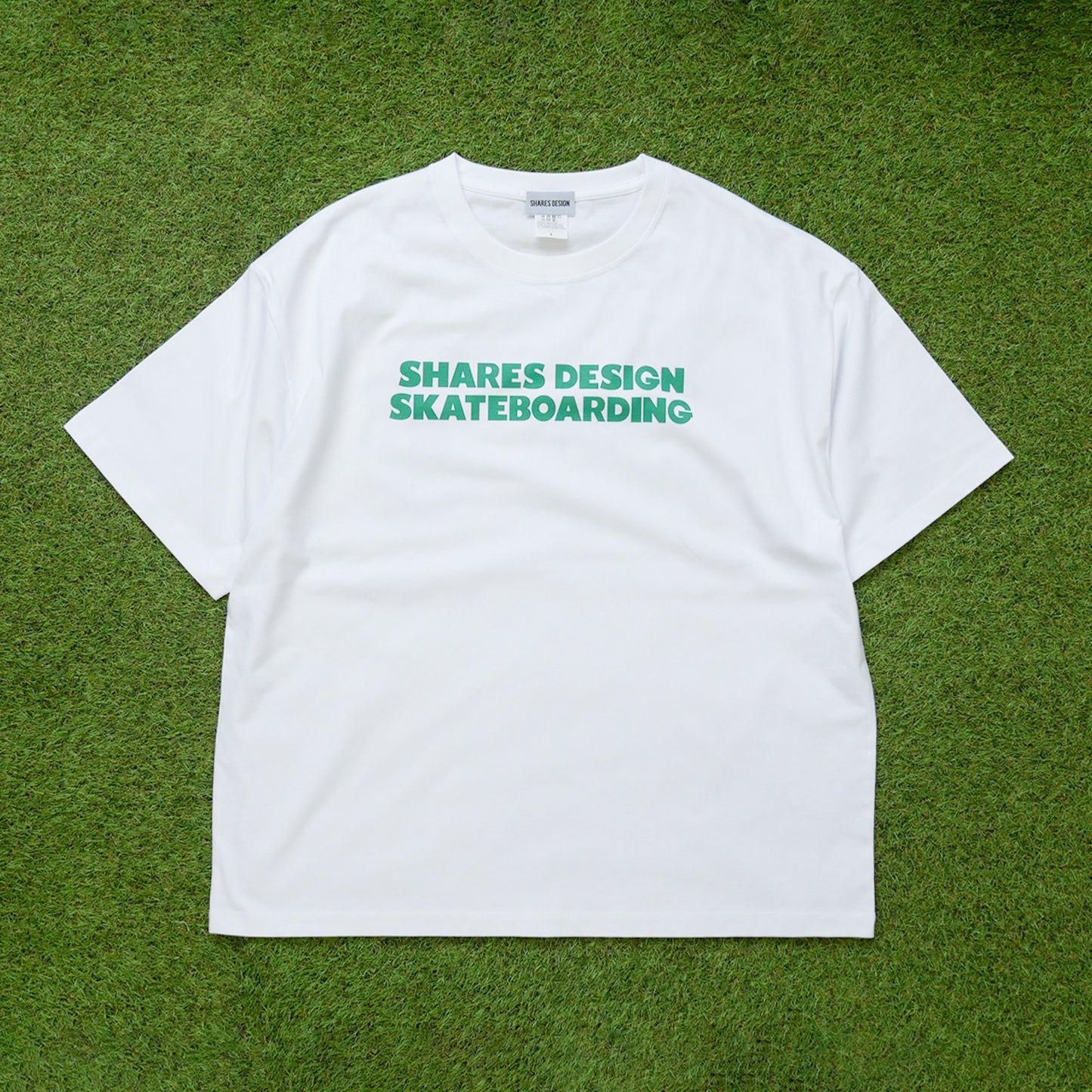 【受注生産！予約7/18まで！】SHARES DESIGN SKATEBOARDING T-SHIRTS  [LOCAL CREW] / 半袖 T シャツ