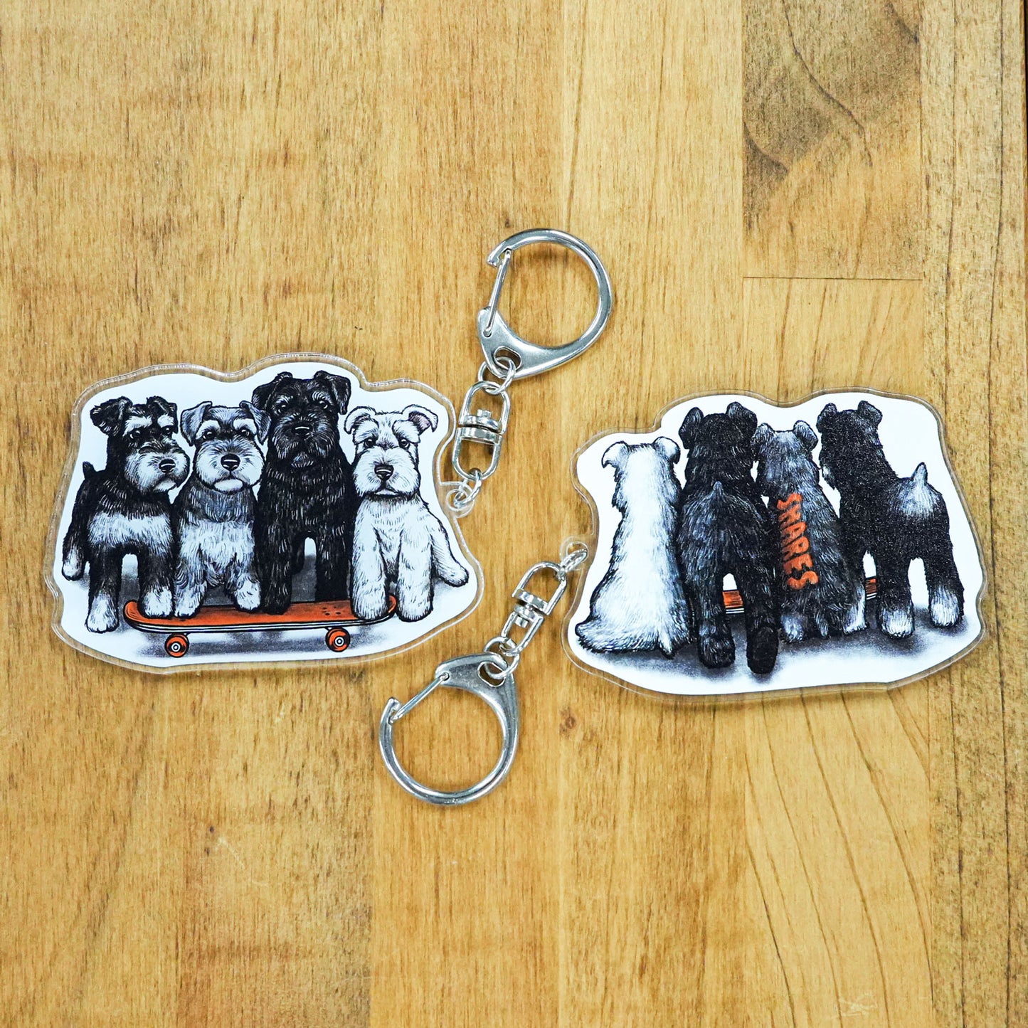 【数量限定！】80s VINTAGE DOG キーホルダー/全4犬種（送料無料）