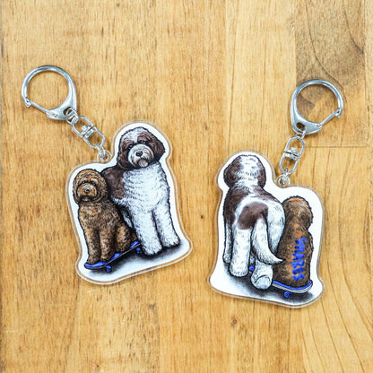 【数量限定！】80s VINTAGE DOG キーホルダー/全4犬種（送料無料）