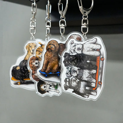 【数量限定！】80s VINTAGE DOG キーホルダー/全4犬種（送料無料）