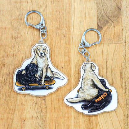 【数量限定！】80s VINTAGE DOG キーホルダー/全4犬種（送料無料）