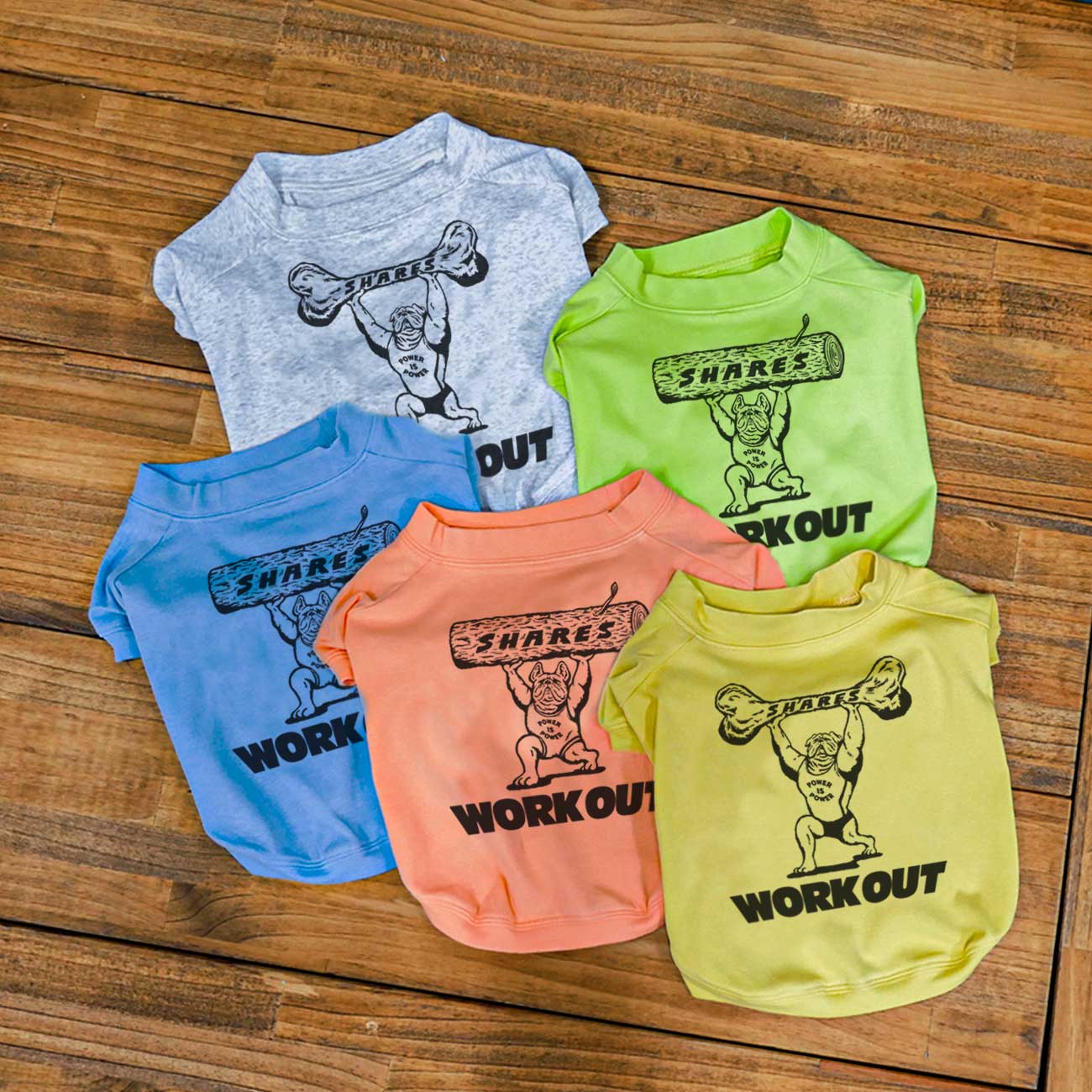 【受注生産！6/13まで予約】POWER IS POWER - DOG TEE / 犬用Ｔシャツ