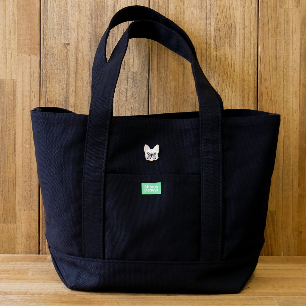 FB FACE 1P EMB HOLIDAY MIDDLE TOTE BAG【ブラック】