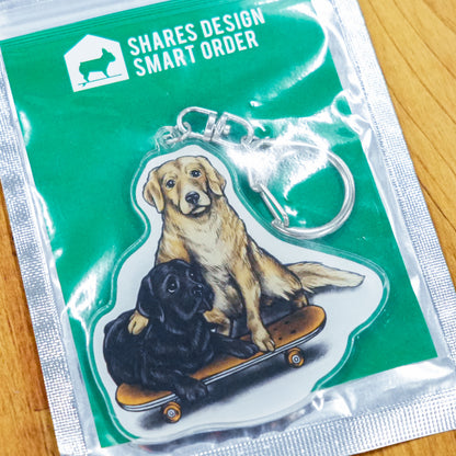 【数量限定！】80s VINTAGE DOG キーホルダー/全4犬種（送料無料）
