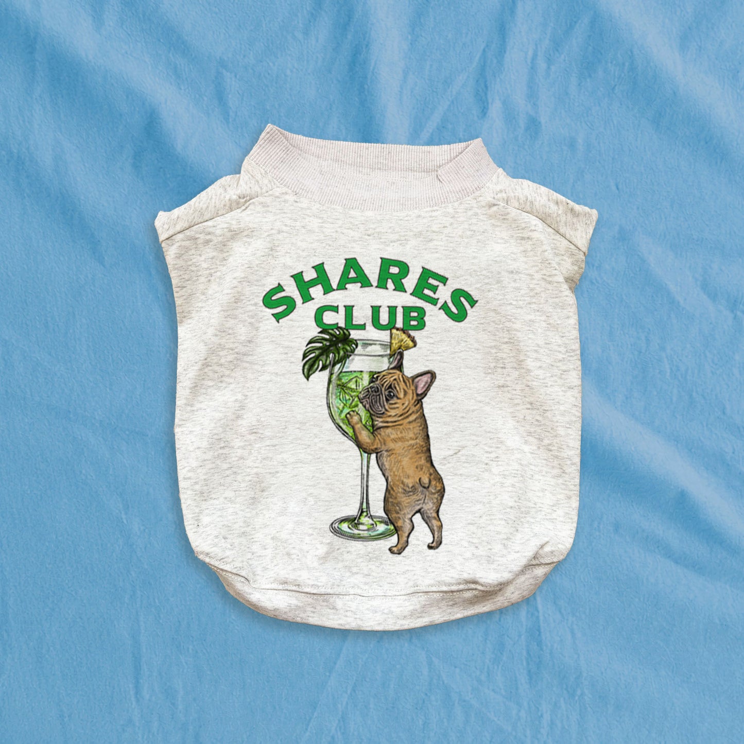 【期間限定！ 7/26 まで販売中】RUUU 描きおろし 〈 SHARES CLUB〉DOG T-SHIRTS/ 犬用 T シャツ
